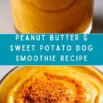 Sweet Potato & Peanut Butter Dog Smoothie Recipe