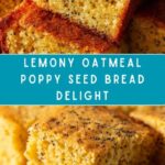 Healthy Oatmeal Lemon Poppy Seed Bread Recipe