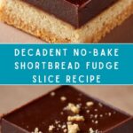 No-Bake Shortbread Fudge Slice Recipe