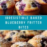 Baked Blueberry Fritter Bites Recipe