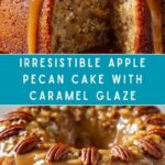Apple Pecan Cake with Caramel Glaze Recipe