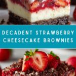 Strawberry Cheesecake Brownies Recipe