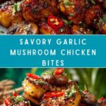 Garlic Mushroom Chicken Bites Recipe