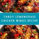 Sticky Lemongrass Chilli Air Fryer Chicken Wings Recipe