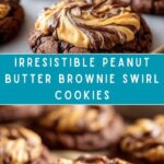 Peanut Butter Brownie Swirl Cookies Recipe