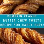 Peanut Butter and Pumpkin Chew Twists for Dogs Recipe