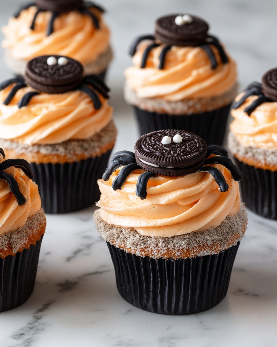 Cookies & Scream Spider Cupcakes Recipe - Recipe Image