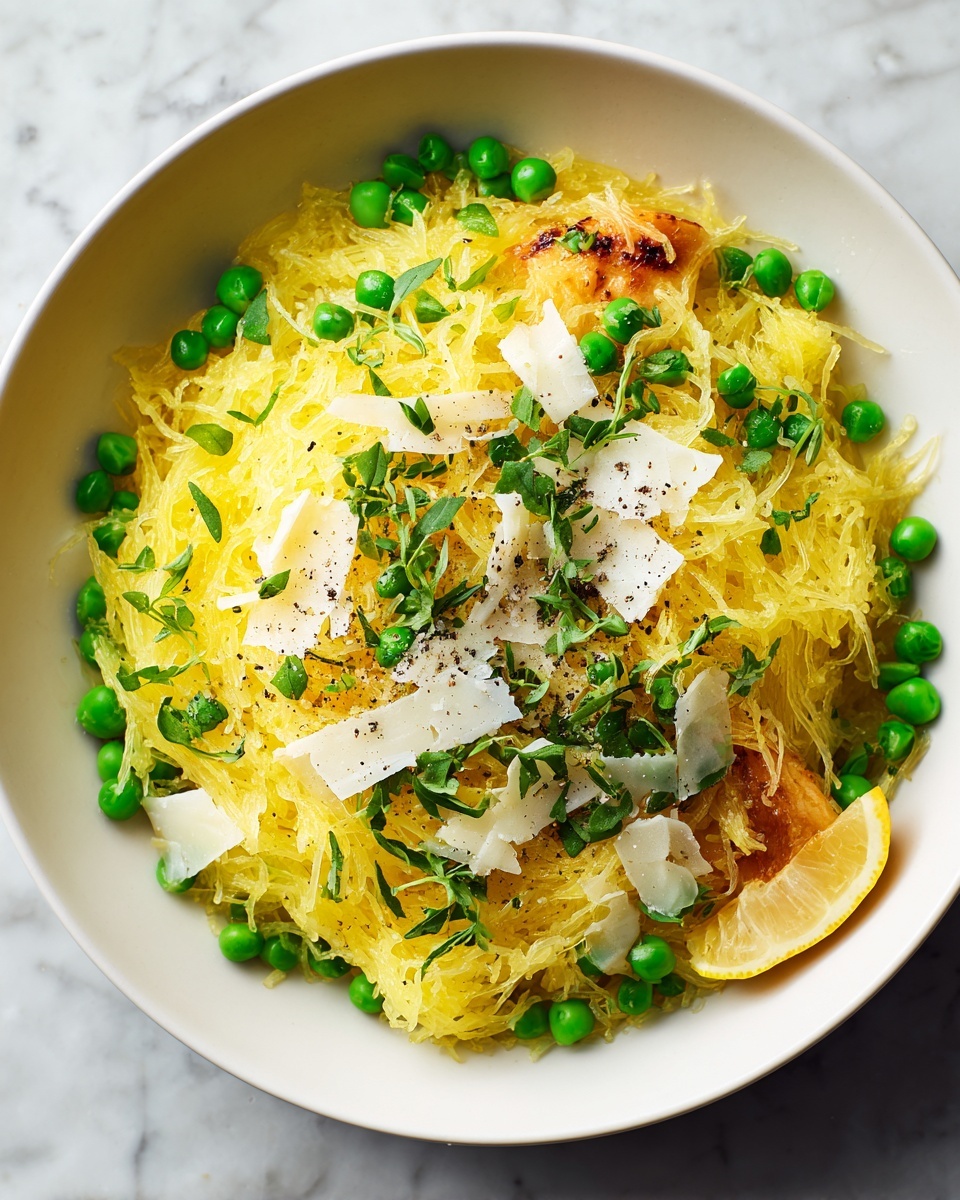Simple Spring Spaghetti Squash Skillet Recipe - Recipe Image