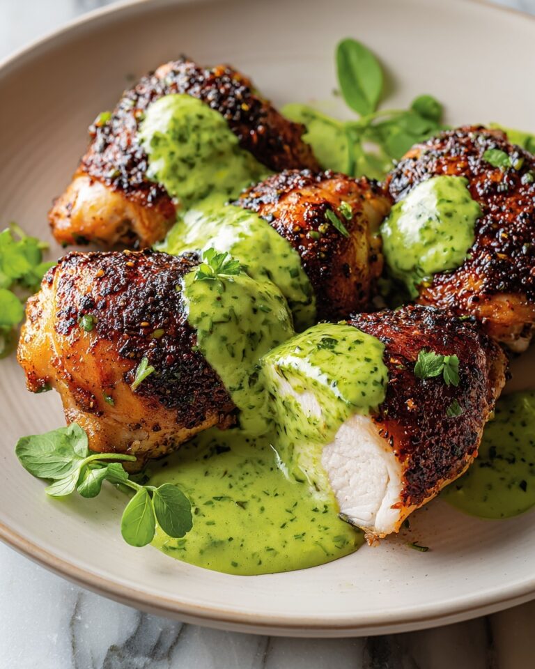 Peruvian Chicken with Green Sauce Recipe