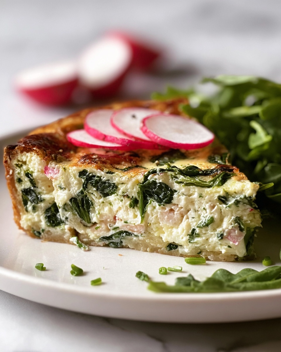 Spring Vegetable & Herb Frittata with Deli Ham Recipe - Recipe Image