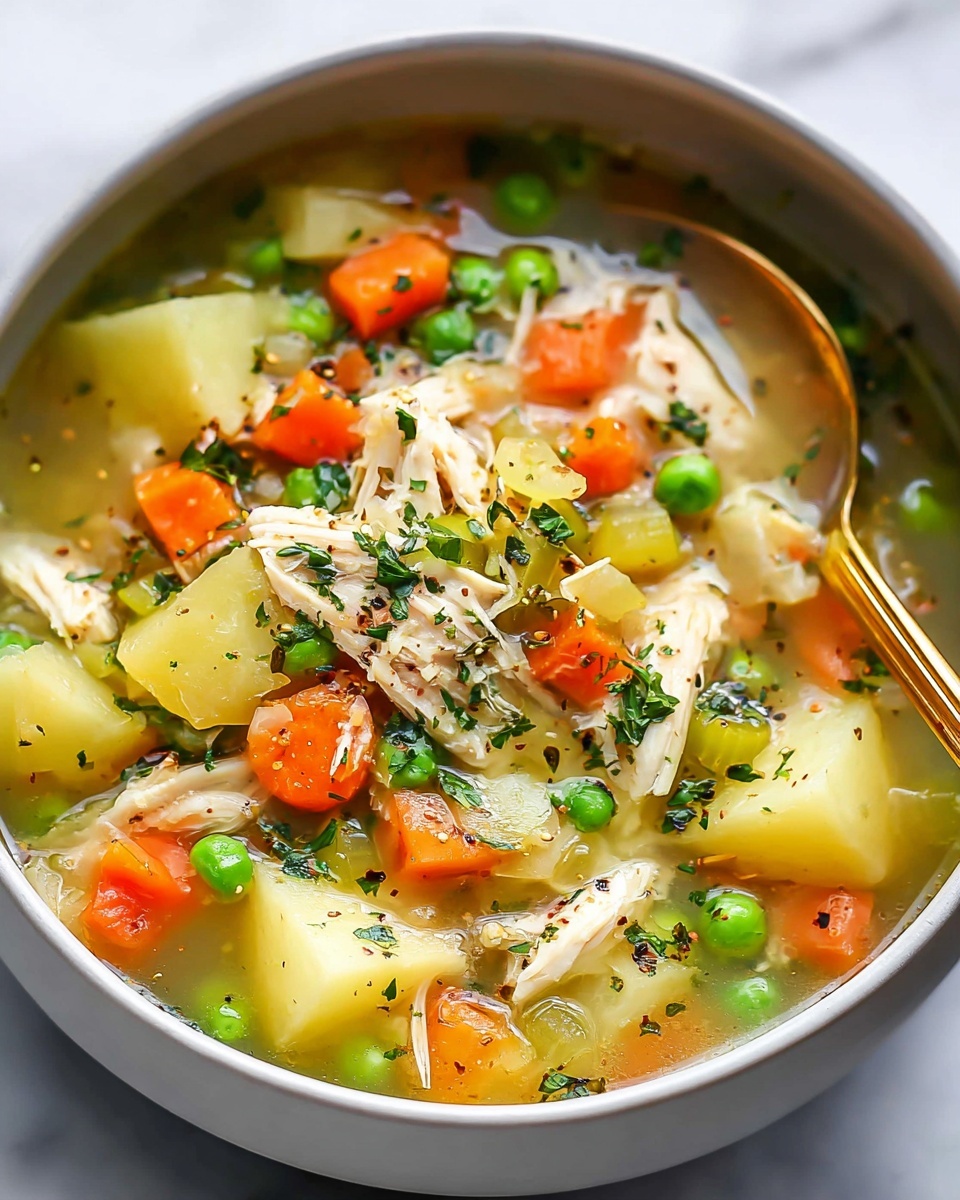 Crockpot Chicken Vegetable Soup Recipe - Recipe Image