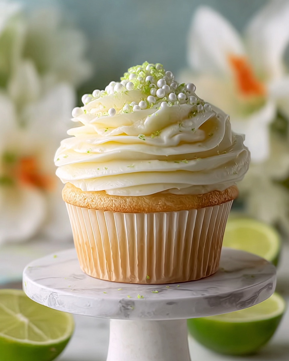 Key Lime Cupcakes with Creamy Lime Frosting Recipe - Recipe Image