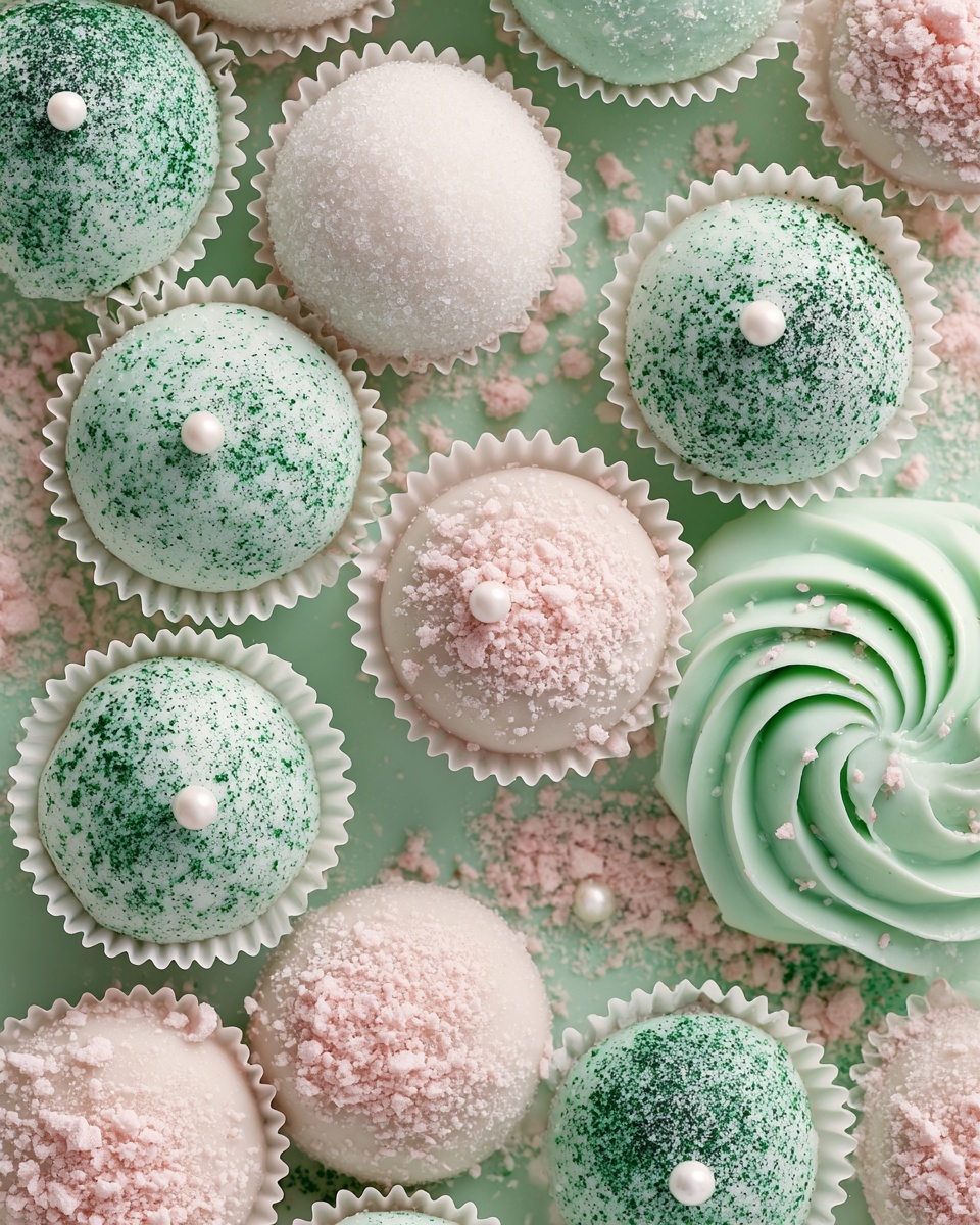 Minty Snowball Cookies Recipe - Recipe Image