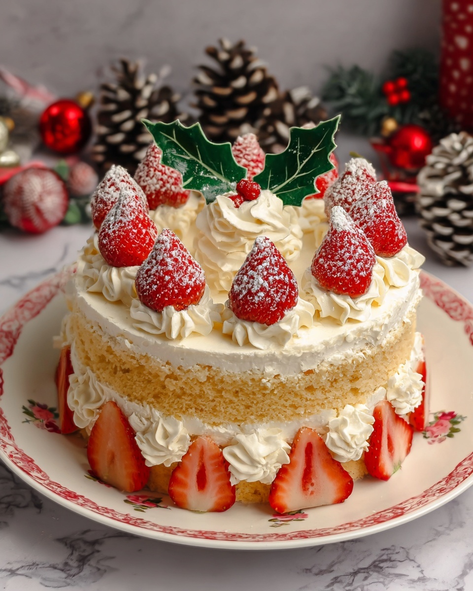 Japanese Strawberry Shortcake Recipe - Recipe Image