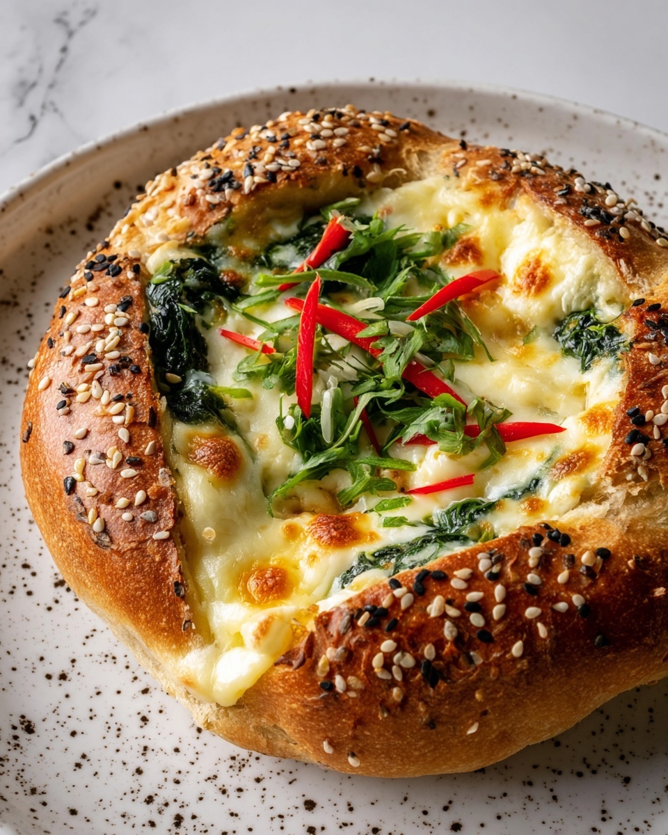Sesame Khachapuri Recipe - Recipe Image