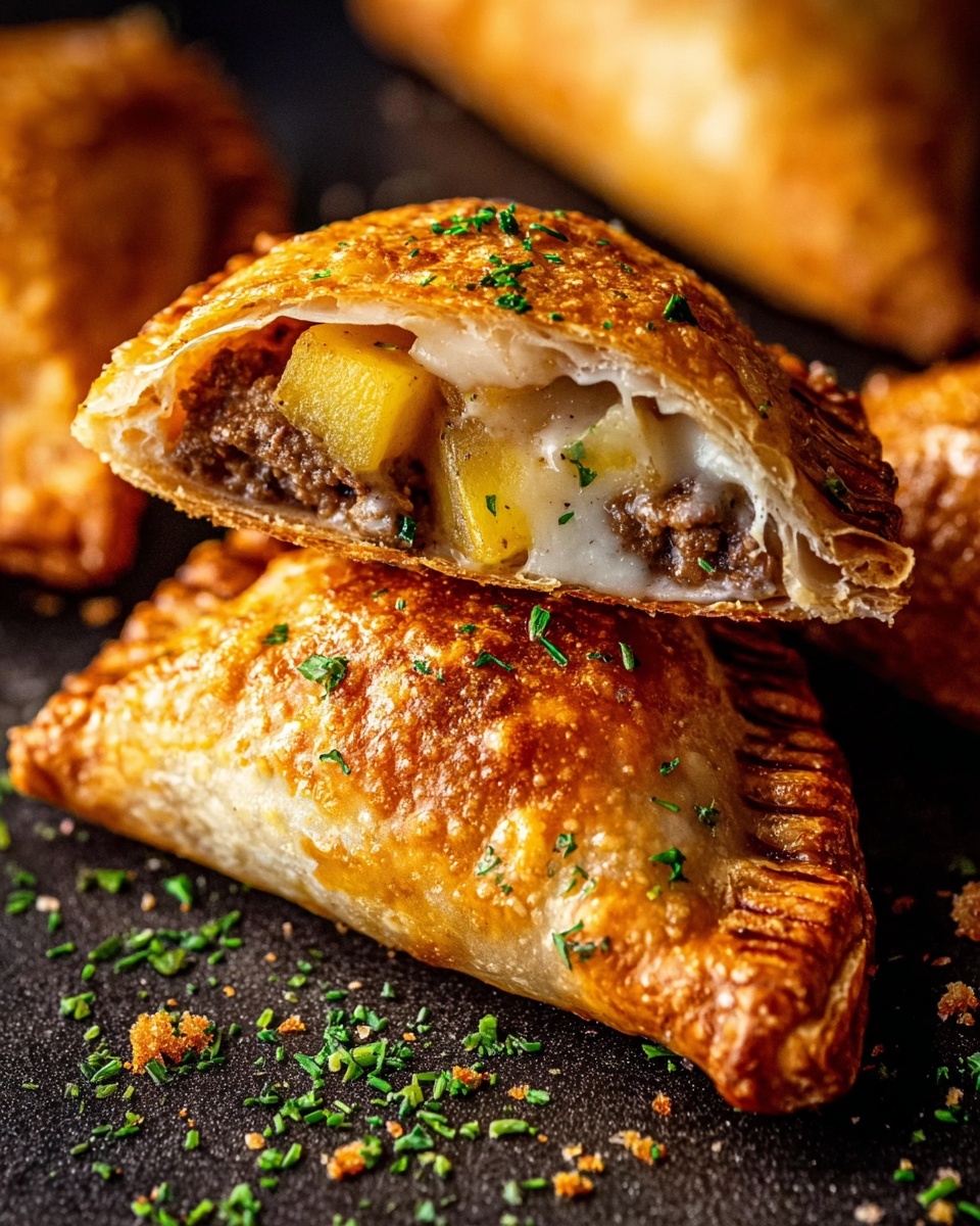 Cajun Potato and Cheddar Sausage Hand Pies Recipe - Recipe Image