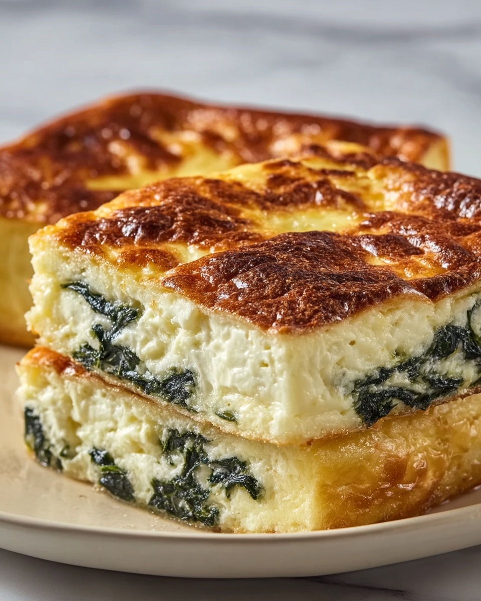 Easy Spinach Feta Baked Omelets Recipe - Recipe Image