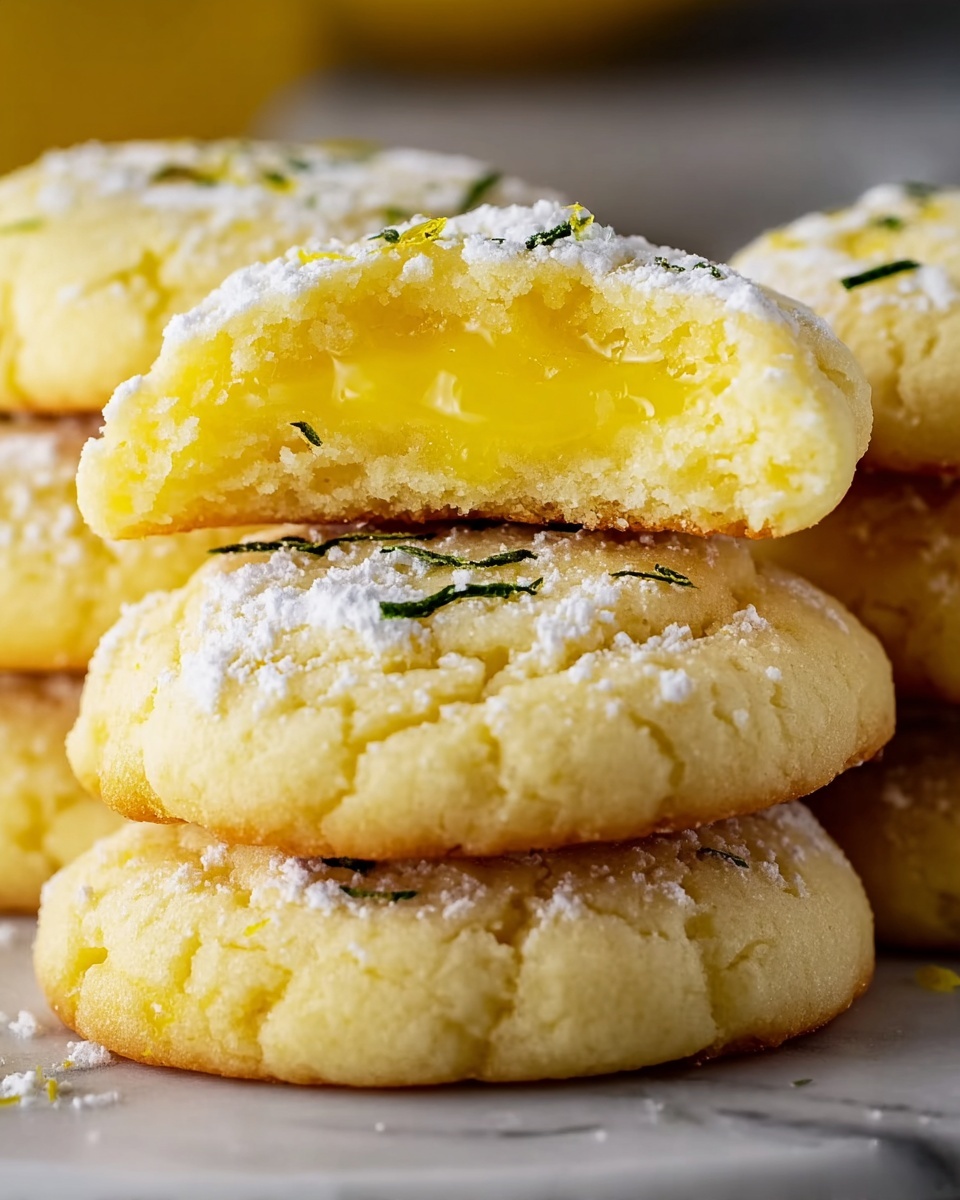 Zesty Lemon Meltaway Cookies Recipe - Recipe Image