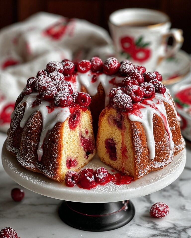 Cranberry Christmas Cake Recipe
