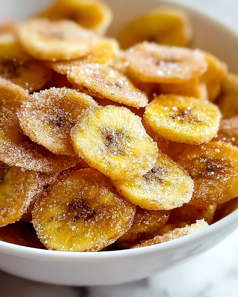 Cinnamon-Sugar Air Fryer Banana Chips Recipe - Recipe Image