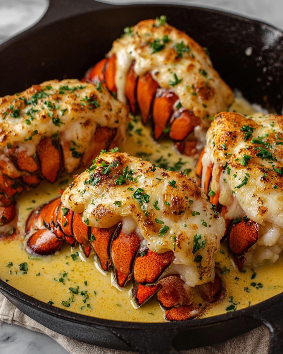 Creamy Garlic Butter Lobster Tails Recipe - Recipe Image