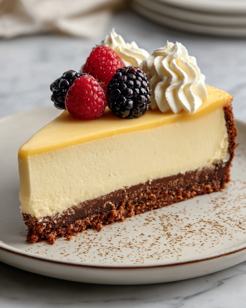 Creamy Baked Cheesecake Recipe - Recipe Image
