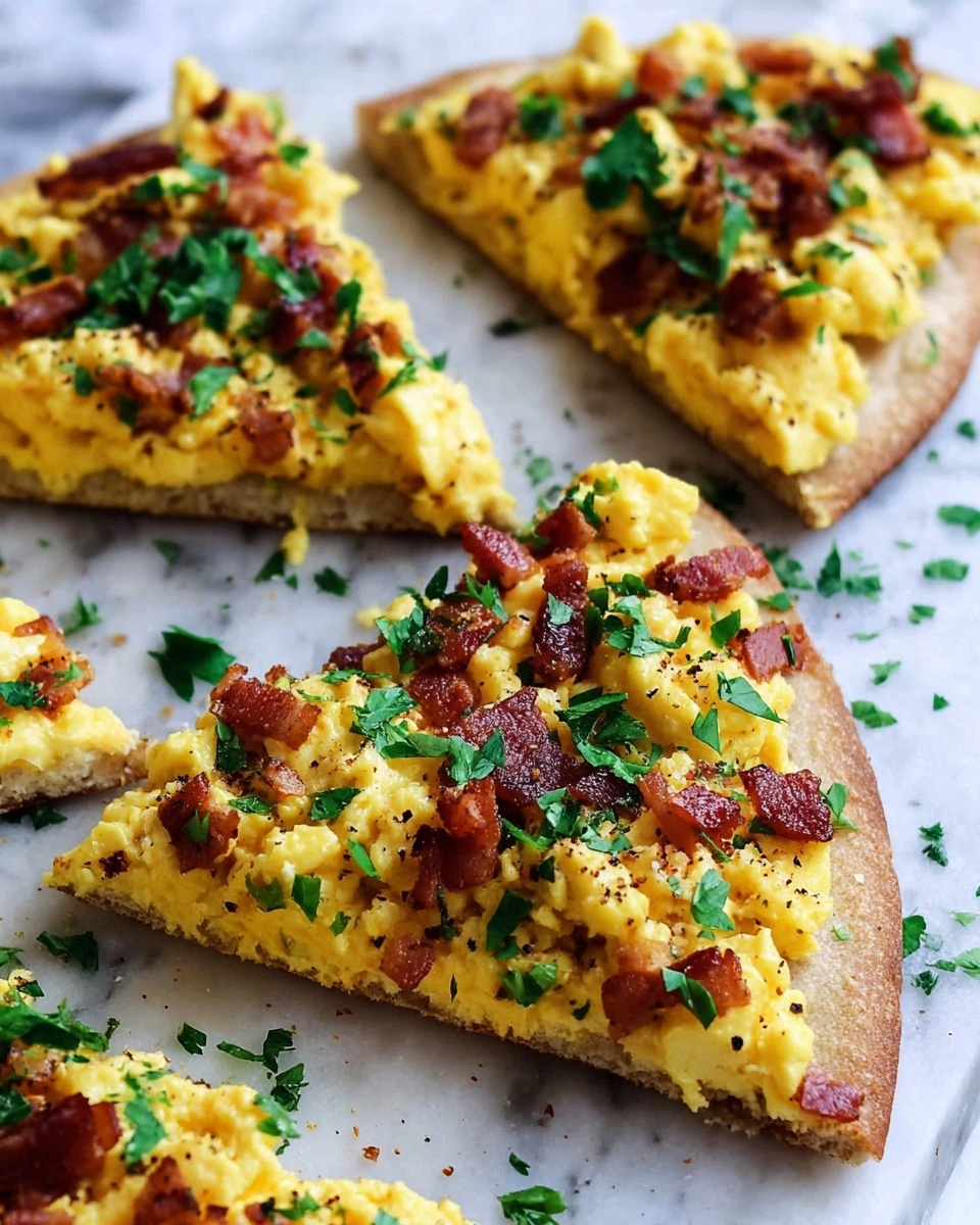 Easy Breakfast Pizza on a Tortilla Recipe - Recipe Image