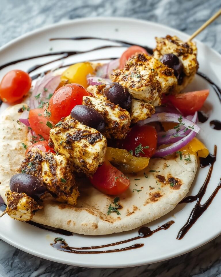 Greek Chicken Souvlaki with Tzatziki Recipe