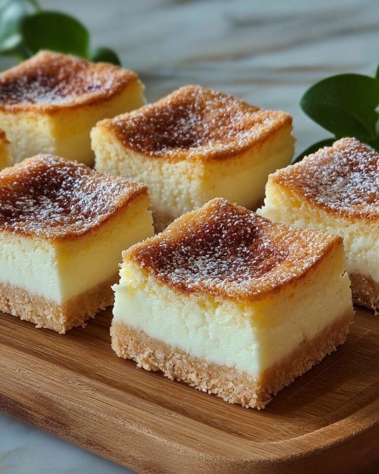 Cinnamon Churro Cheesecake Bars Recipe