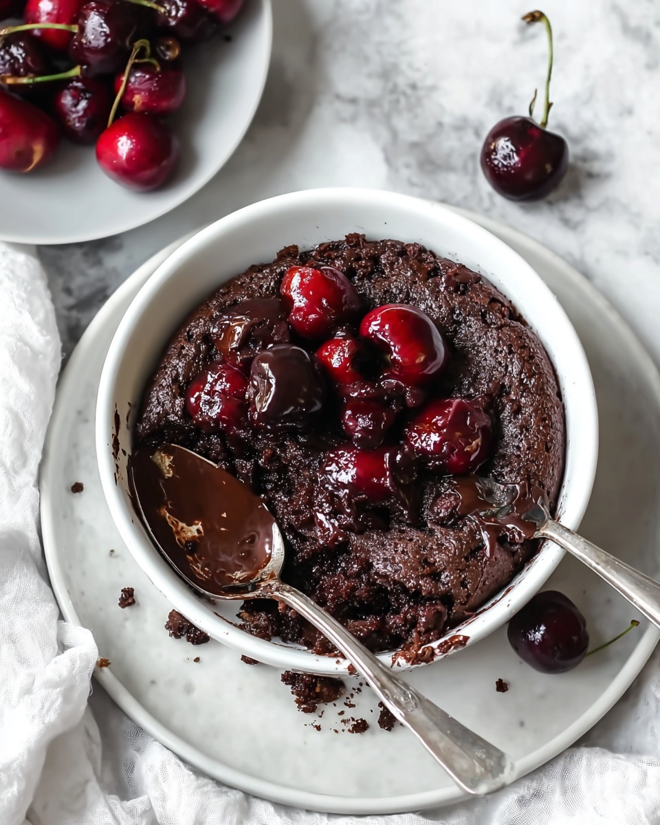 Chocolate Cherry Dump Cake Recipe - Recipe Image