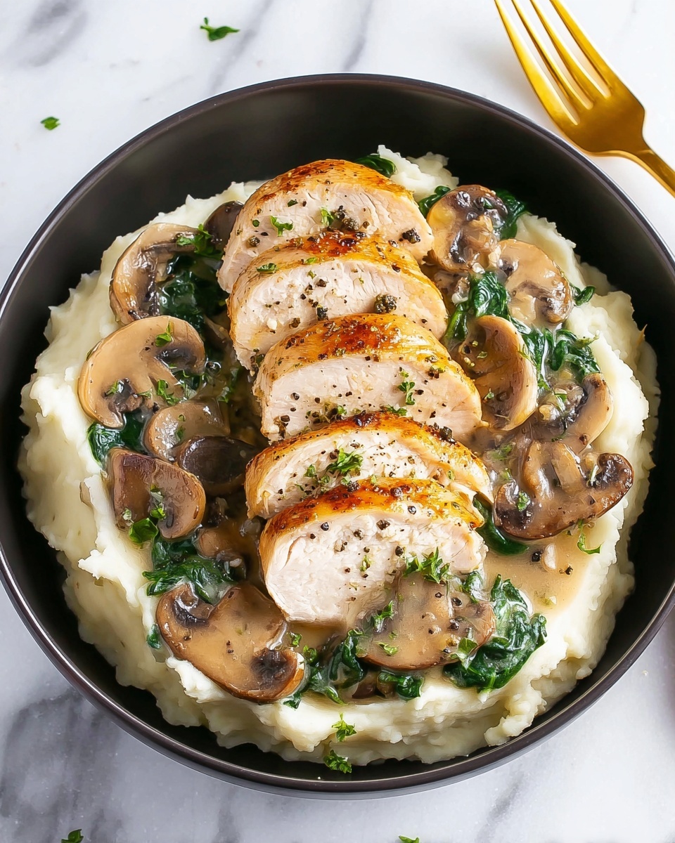 Creamy Chicken Florentine Skillet Recipe - Recipe Image