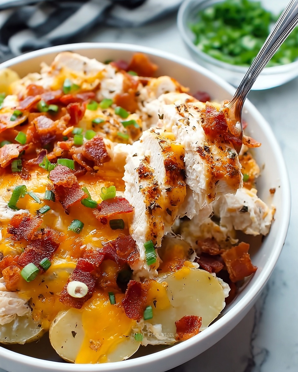 Loaded Potato Ranch Chicken Casserole Recipe - Recipe Image