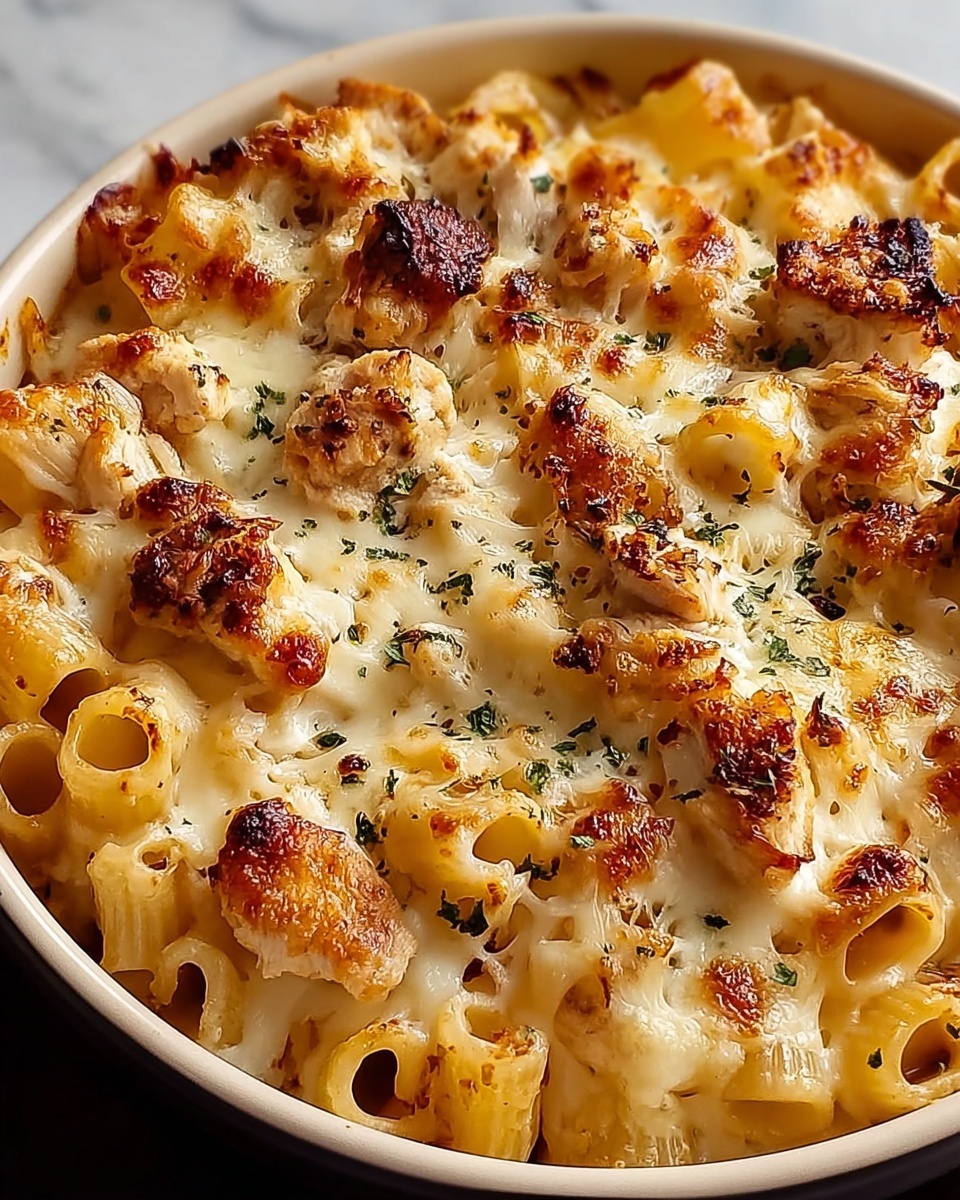 One-Pot Chicken Parmesan Mac & Cheese Recipe - Recipe Image