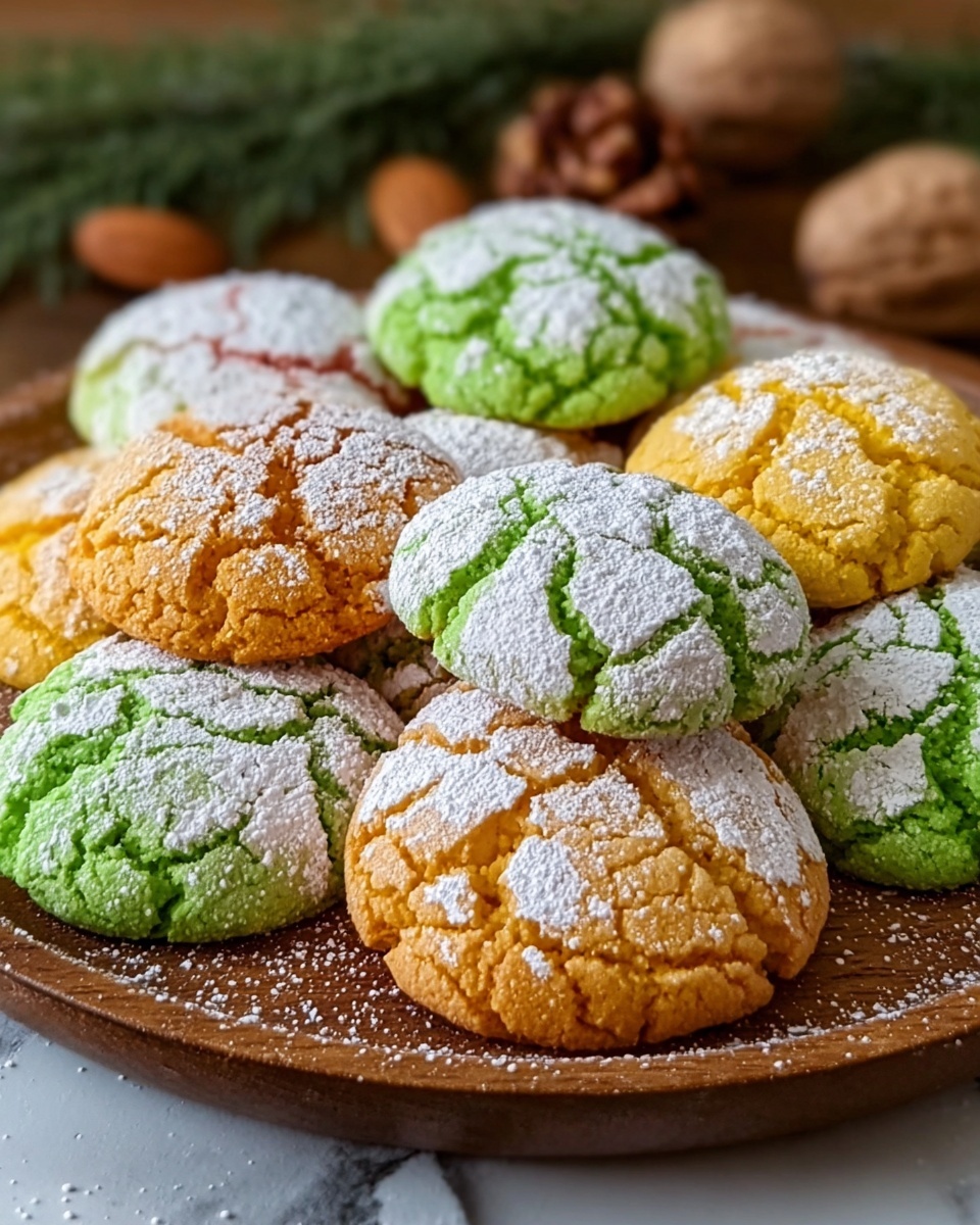 Cake Mix Crinkle Cookies Recipe - Recipe Image