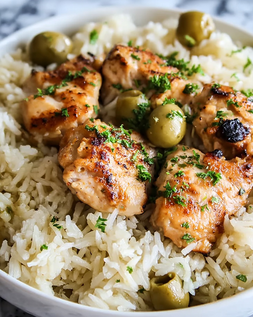 Instant Pot Greek Chicken and Rice Recipe - Recipe Image