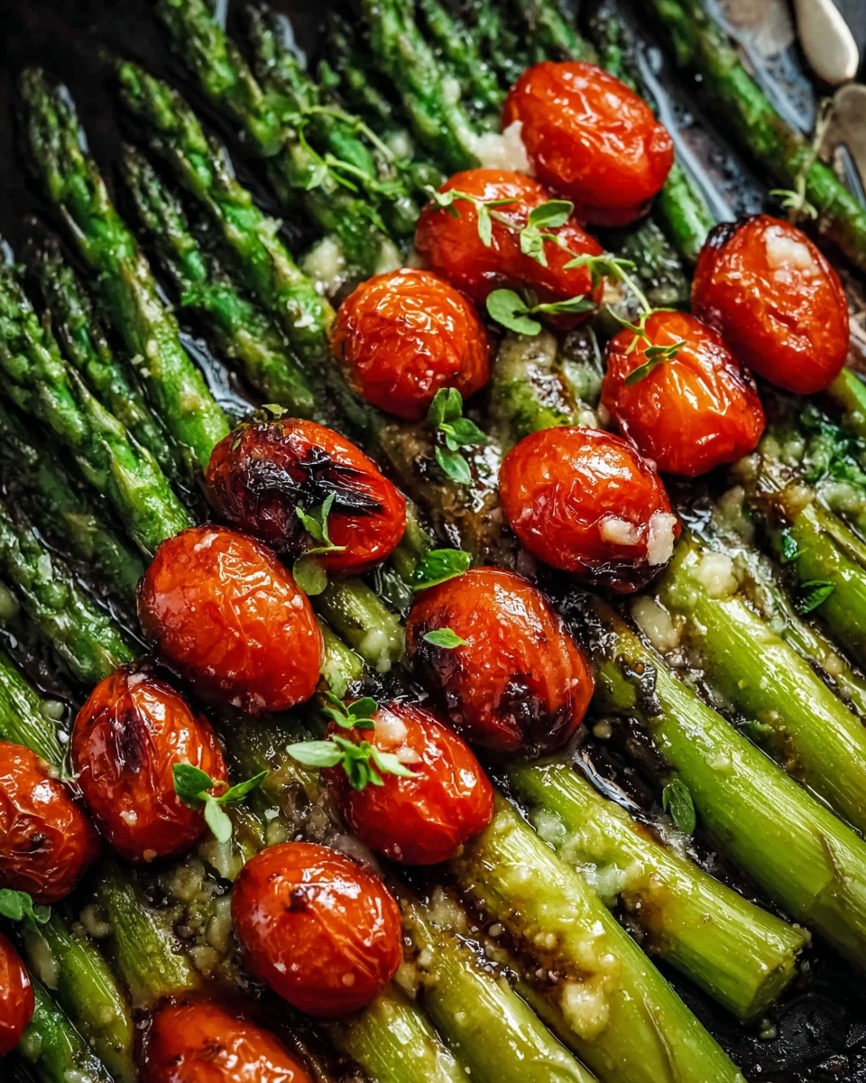 Balsamic Tomato and Parmesan Asparagus Delight Recipe - Recipe Image