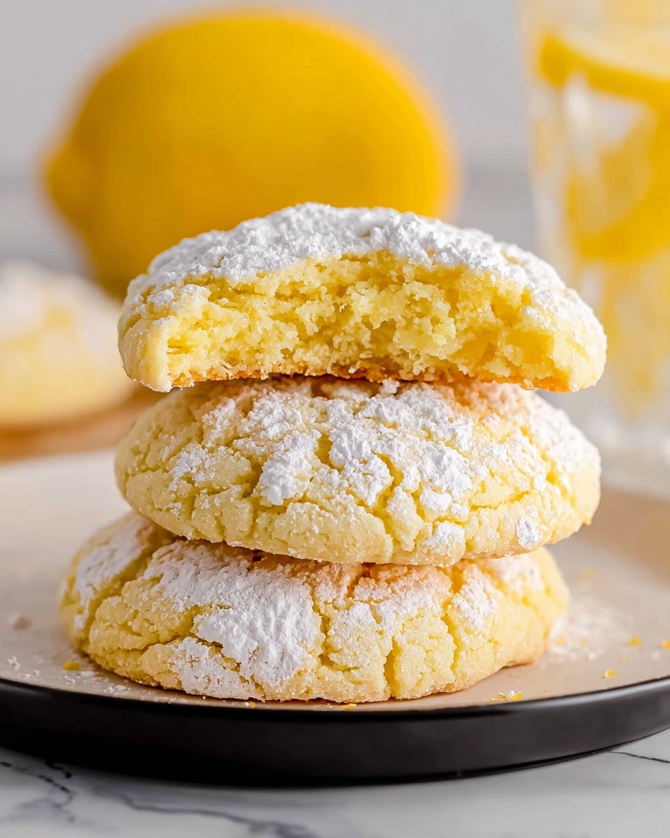 Lemon Cake Box Cookies Recipe - Recipe Image