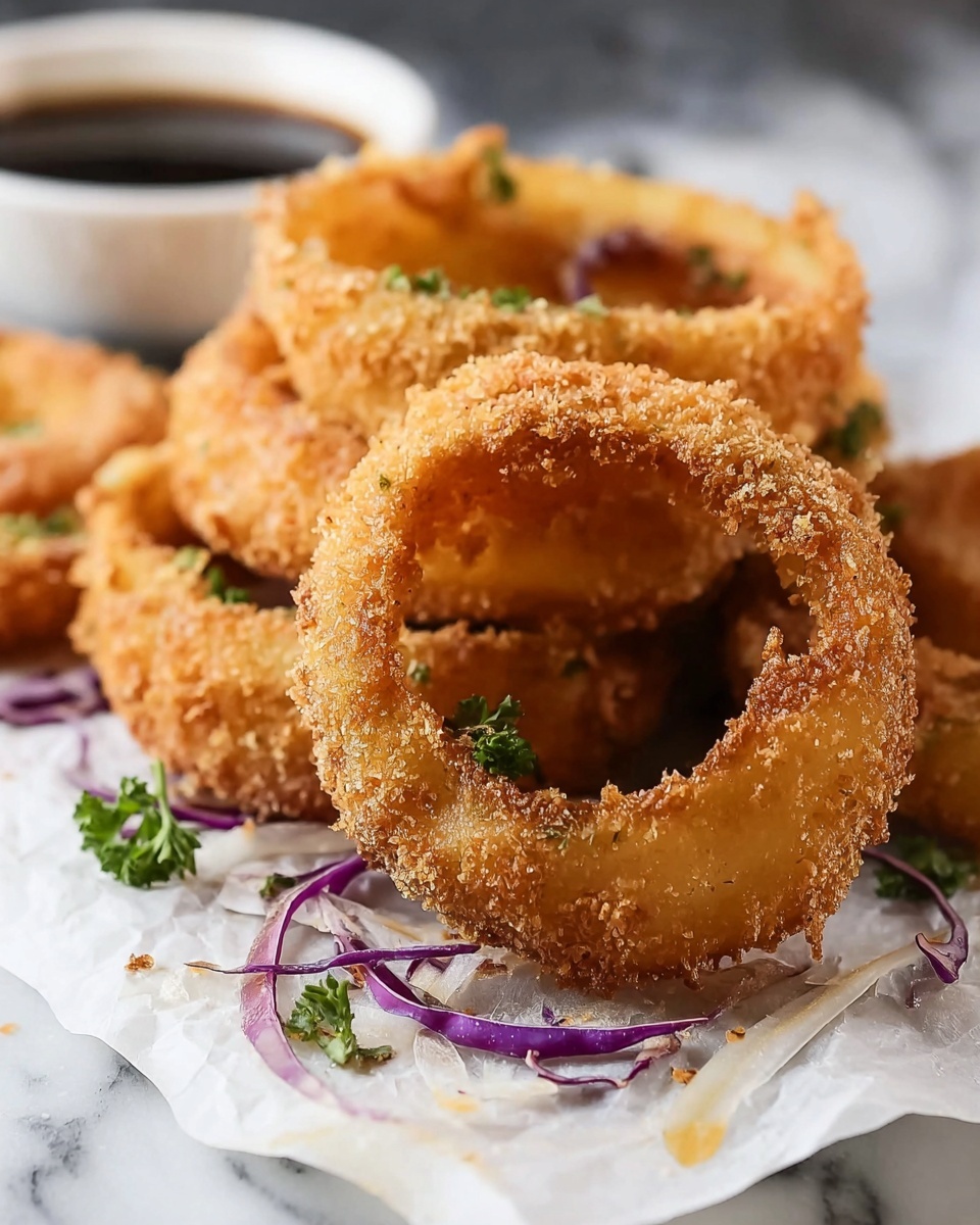 Crispy Homemade Onion Rings Recipe - Recipe Image