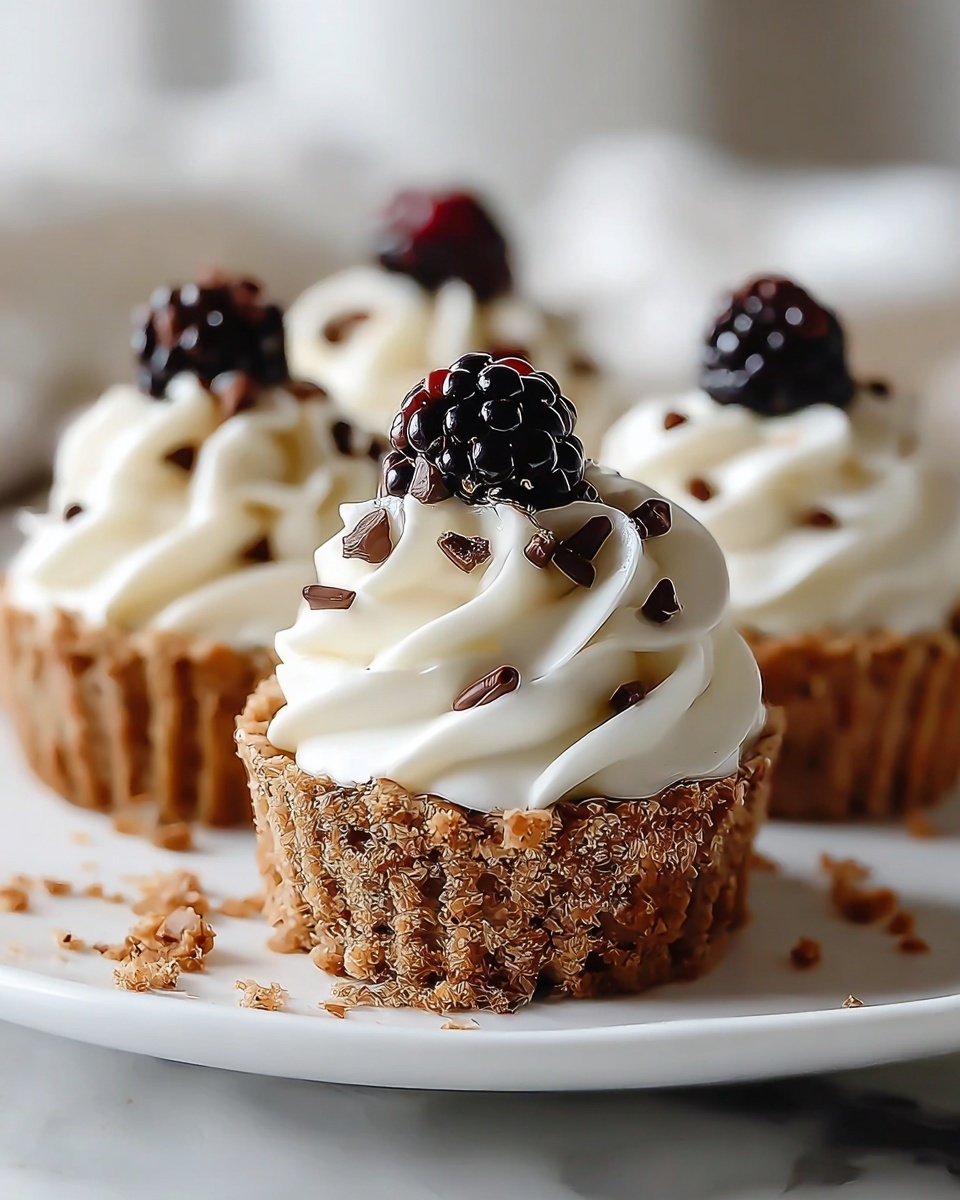 Cheesecake Cookie Cups with Chocolate Chips Recipe - Recipe Image
