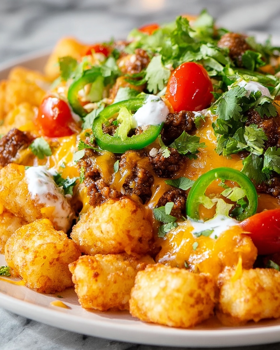 Tachos (Tater Tot Nachos) Recipe - Recipe Image