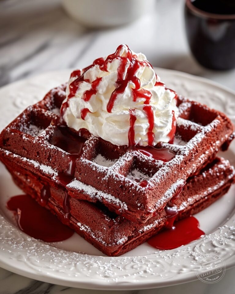 Red Velvet Waffles Recipe
