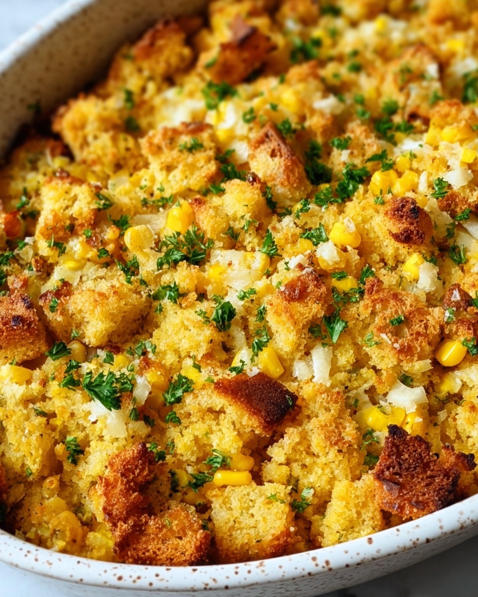 Southern Cornbread Dressing Recipe - Recipe Image