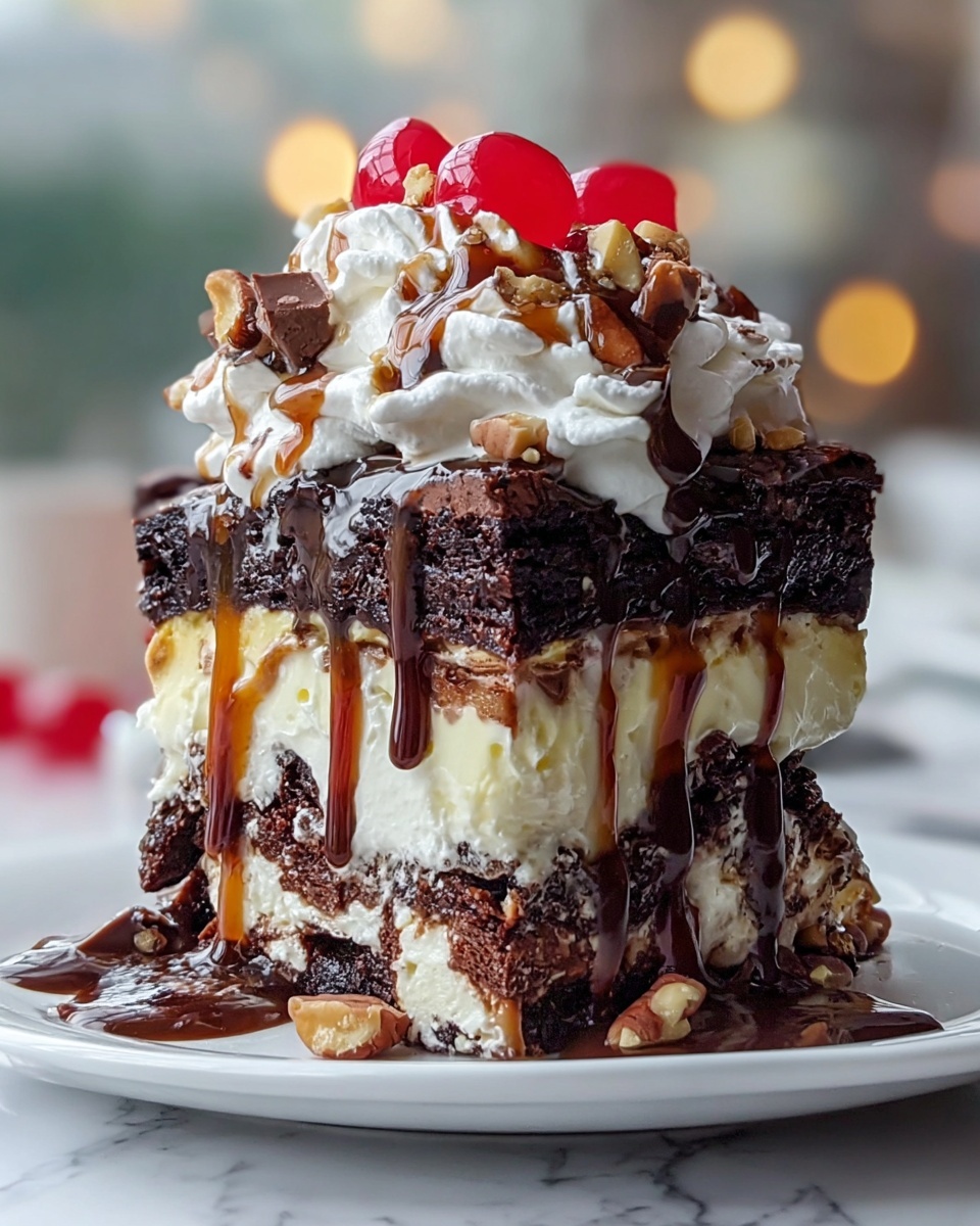 Ultimate English Brownie Sundae Recipe - Recipe Image