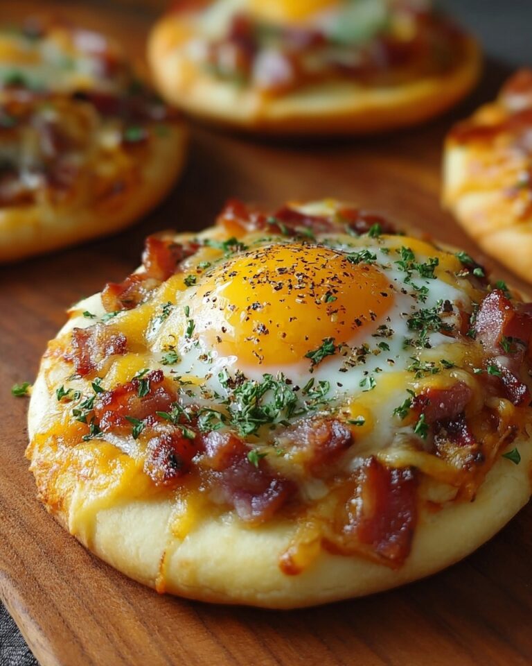 English Muffin Breakfast Pizza Recipe