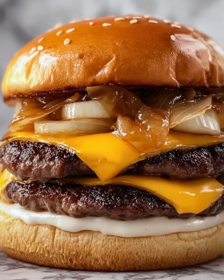 Garlic Double Steakburger Recipe