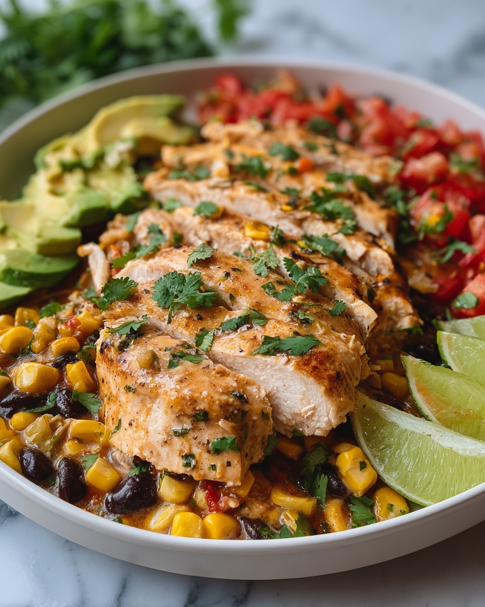 Crockpot Fiesta Chicken Recipe - Recipe Image