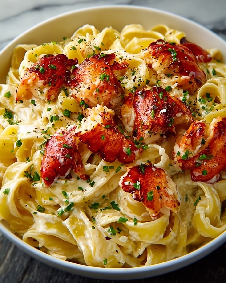 Lobster Alfredo Pasta Recipe - Recipe Image