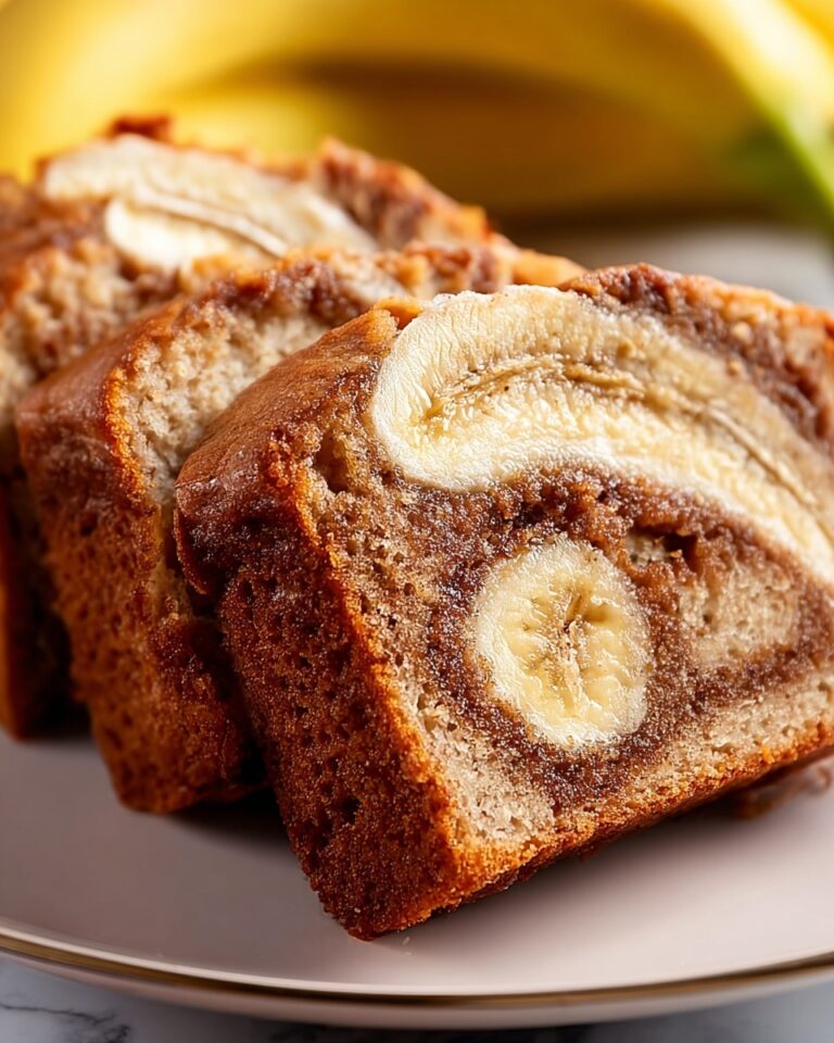 Flourless Cinnamon Swirl Banana Bread Recipe