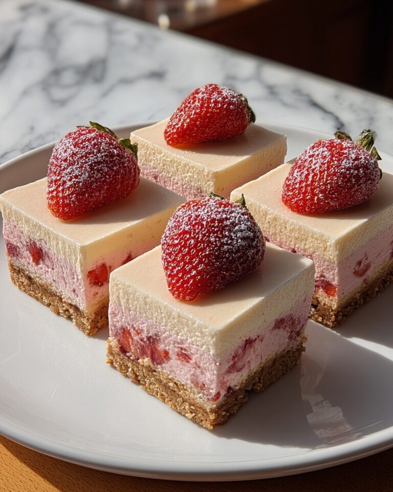 Strawberry Lemonade Cheesecake Bars Recipe