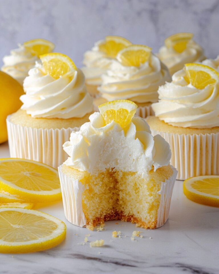 Lemon Cupcakes with Tangy Lemon Frosting Recipe